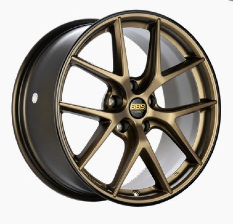 BBS CI-R 19x8.5 5x120 ET35 Bronze Polished Rim Protector Wheel -82mm PFS/Clip Required