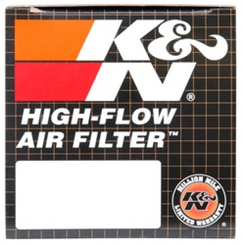 K&N Universal Chrome Filter-Round Straight 2.125in Flg ID x 3in OD x 3in H