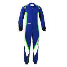 Load image into Gallery viewer, Sparco Suit Kerb Small BLU/BLK/WHT