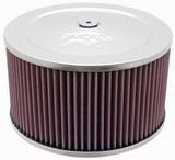 K&N Round Air Filter Assembly 5.125 in FLG / 9in OD / 6.375 in H w/ Vent