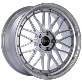 BBS LM 20x9 5x120 ET15 Diamond Silver Center Diamond Cut Lip Wheel -82mm PFS/Clip Required