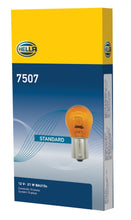 Load image into Gallery viewer, Hella Bulb 7507 12V 21W BAU15s S8 AMBER