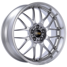 Load image into Gallery viewer, BBS RS-GT 20x8.5 5x120 ET35 Diamond Silver Center Diamond Cut Lip Wheel - 82mm PFS Required