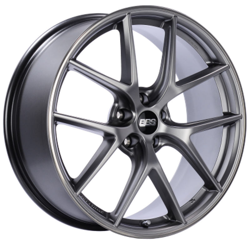BBS CI-R 19x8 5x108 ET45 Platinum Silver Polished Rim Protector Wheel -70mm PFS/Clip Required