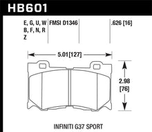 Load image into Gallery viewer, Hawk 09-13 Infiniti FX50 5.0L Base Front ER-1 Brake Pads