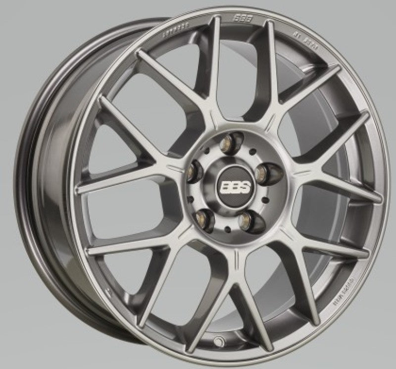 BBS XR 18x8 5x100 ET45 Gloss Platinum Wheel - 70mm PFS/Clip Required