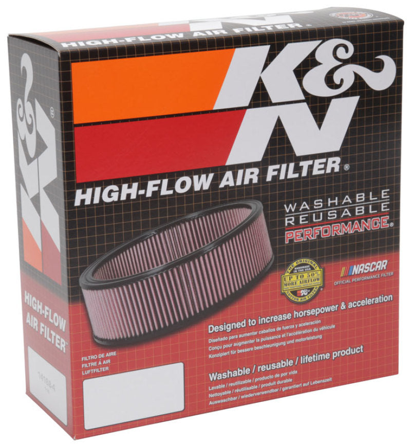K&N Universal Custom Air Filter - Unique Shape 10.813in OD / 2.188in Height
