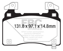 Load image into Gallery viewer, EBC 14+ Chevrolet Corvette Stingray (C7) 6.2 (Z51 Performance Package) Bluestuff Front Brake Pads