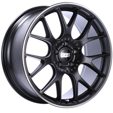 Load image into Gallery viewer, BBS CH-R 20x9.5 5x114.3 ET40 CB66 Satin Black Polished Rim Protector Wheel