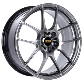 BBS RF 18x8 5x114.3 ET43 Diamond Black Wheel -82mm PFS/Clip Required