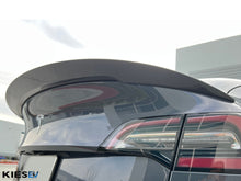 Load image into Gallery viewer, 2020+ Tesla Model Y Kies Design Carbon Fiber Trunk / Hatch Spoiler